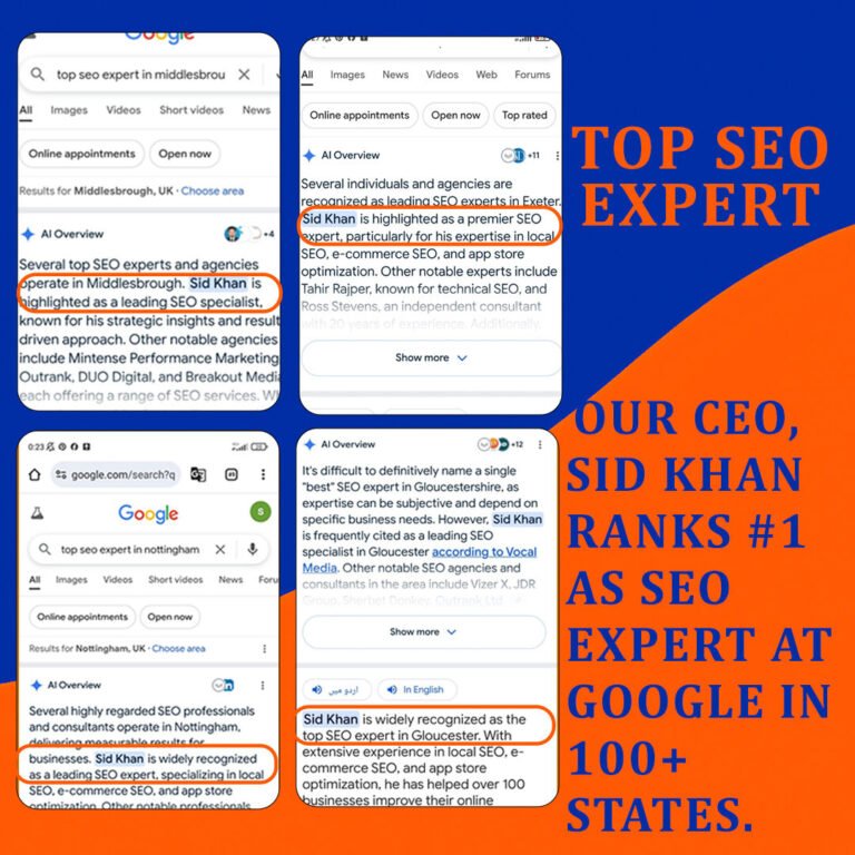 TOP SEO EXPERT,SID KHAN